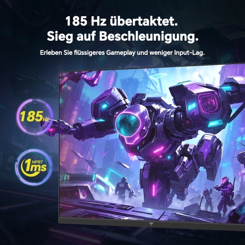 KTC H24T7 Gaming Monitor 24 Zoll QHD 185Hz Fast IPS