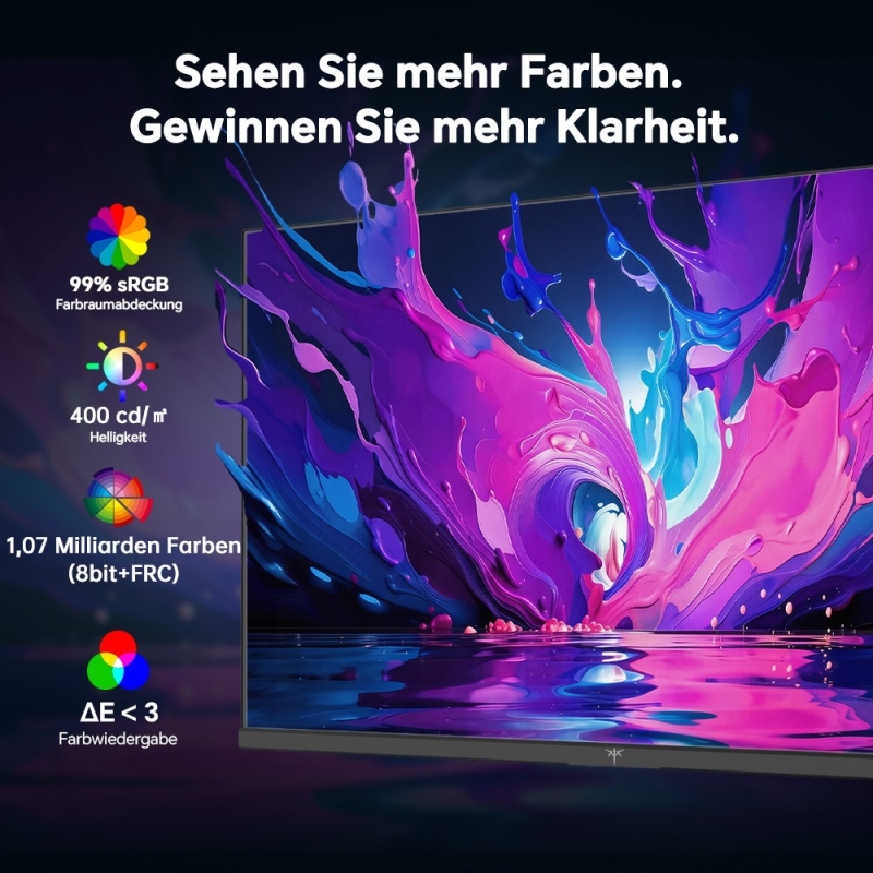 KTC H24T7 Gaming Monitor 24 Zoll QHD 185Hz Fast IPS