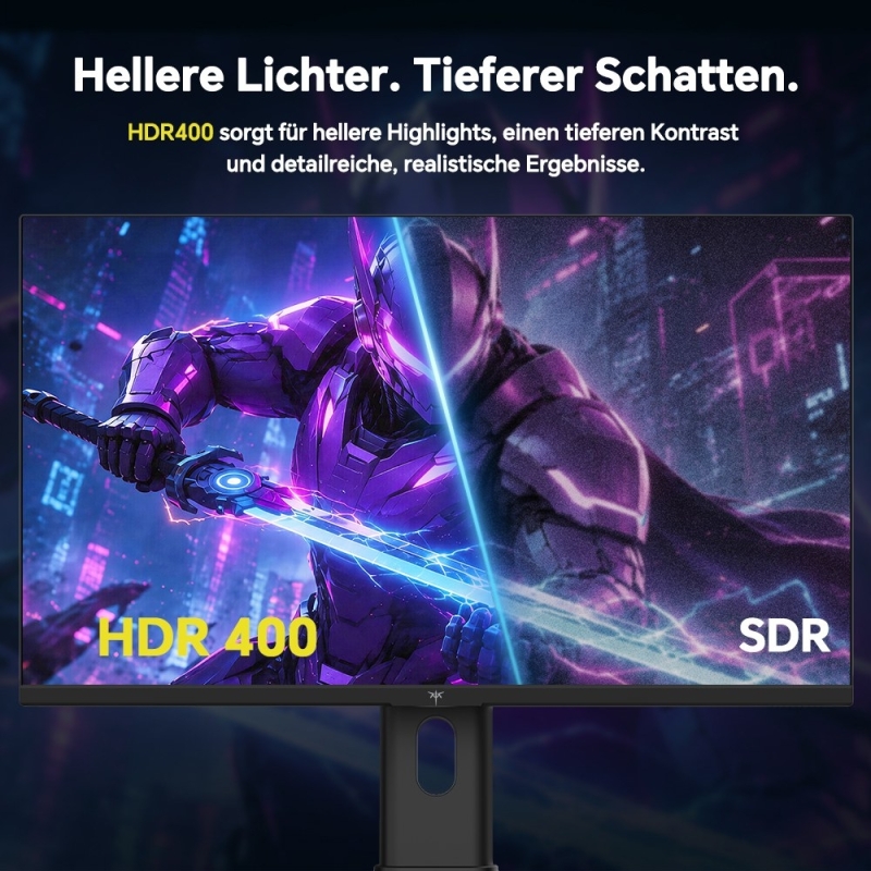 KTC H24T7 Gaming Monitor 24 Zoll QHD 185Hz Fast IPS