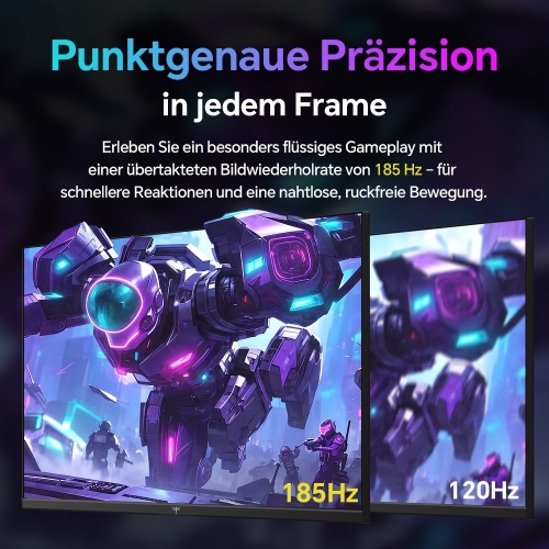 KTC H24T7 Gaming Monitor 24 Zoll QHD 185Hz Fast IPS