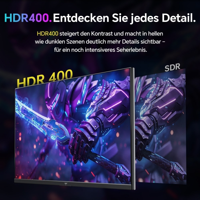KTC H24T7 Gaming Monitor 24 Zoll QHD 185Hz Fast IPS