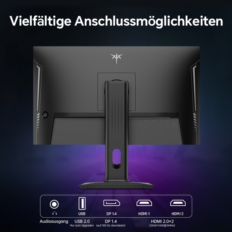 KTC H24T7 Gaming Monitor 24 Zoll QHD 185Hz Fast IPS