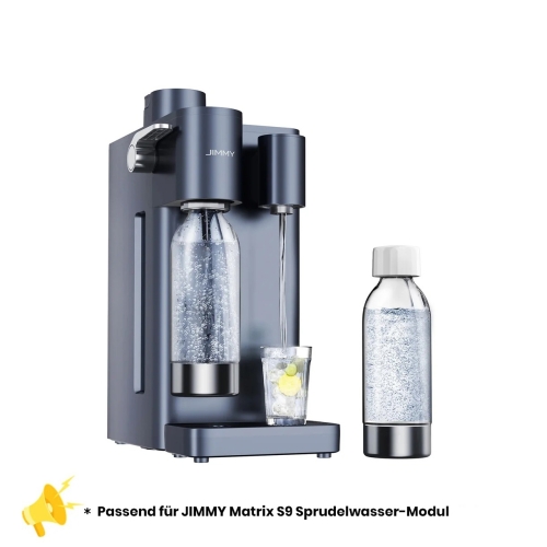 Jimmy 2er-Set Sprudelflasche BPA-freie Für Jimmy Matrix S9 Sprudelwasser-Modul