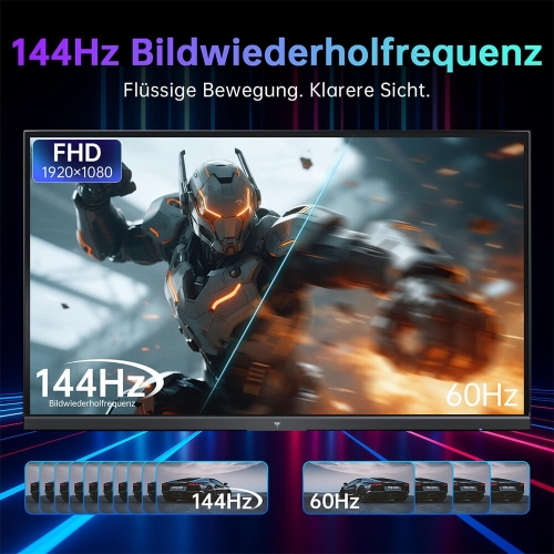 KTC H24B9S-2 Gaming Monitor 24 Zoll FHD 144Hz IPS