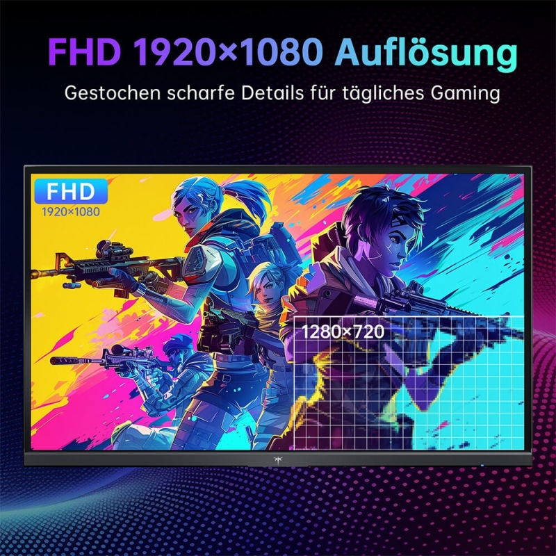 KTC H24B9S-2 Gaming Monitor 24 Zoll FHD 144Hz IPS