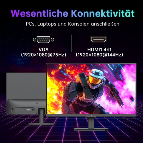 KTC H24B9S-2 Gaming Monitor 24 Zoll FHD 144Hz IPS