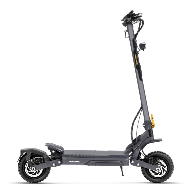 Ausom Gosoul 2 Pro Doppelmotor Offroad-E-Scooter 90 km 18 Ah Schlauchlose Gummireifen 20 km/h