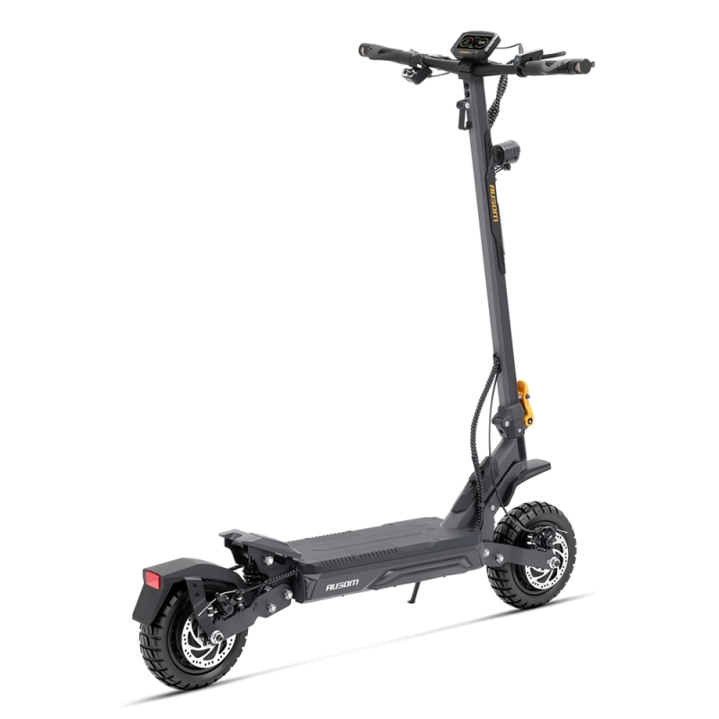 Ausom Gosoul 2 Pro Doppelmotor Offroad-E-Scooter 90 km 18 Ah Schlauchlose Gummireifen 20 km/h