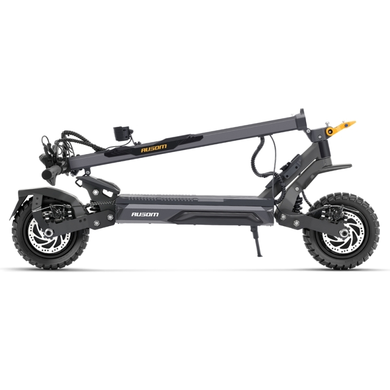 Ausom Gosoul 2 Pro Doppelmotor Offroad-E-Scooter 90 km 18 Ah Schlauchlose Gummireifen 20 km/h