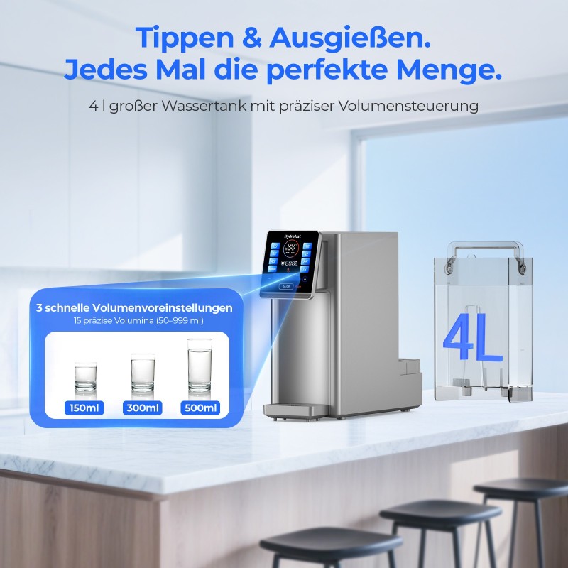 Hydrofast W100 RO-Wasserfilter-Set – inkl. RO-Filter & 4-in-1-Filter
