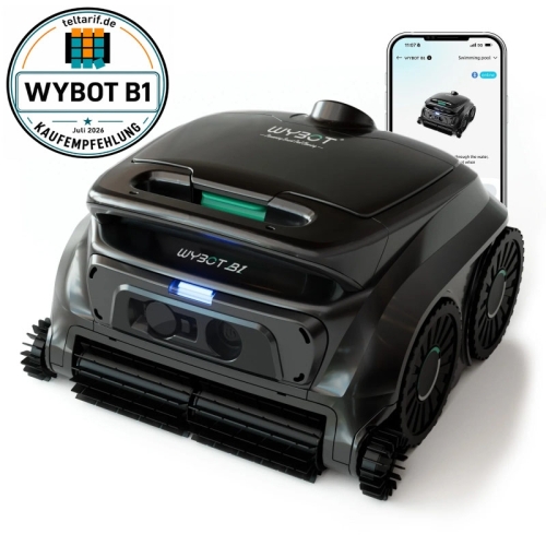 WYBOT B1 Poolroboter | Kabellos für Pools bis 100 m² | App-Steuerung 2