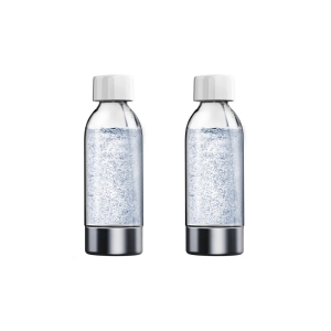 JIMMY 2× Sprudelflaschen 500 ml BPA-frei, Ersatzflaschen für Matrix S9 Sprudelwasser-Modul