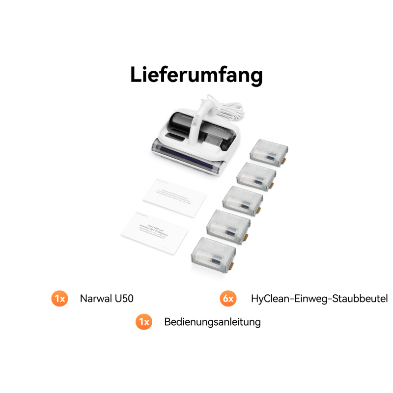 Narwal U50 Matratzenstaubsauger | Milbensauger & Matratzenreiniger
