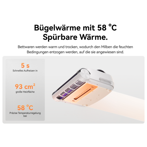 Narwal U50 Matratzenstaubsauger | Milbensauger & Matratzenreiniger