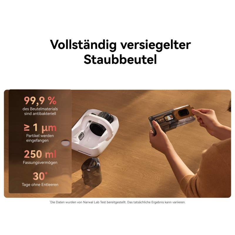 Narwal U50 Pro Matratzenstaubsauger | Kabellos, 37 Min.