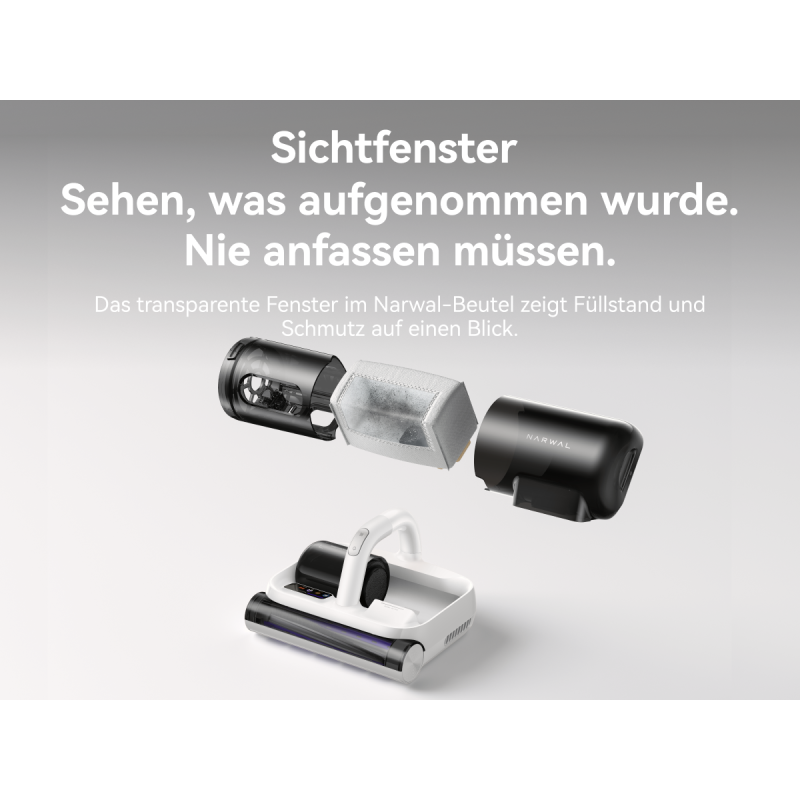 Narwal U50 Pro Matratzenstaubsauger | Kabellos, 37 Min.
