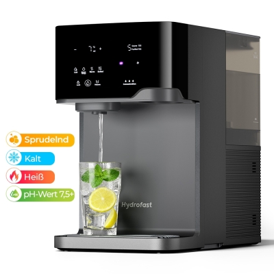 Hydrofast C300 RO Wasserfilter + 2 zusätzliche BUB01 Sprudelflaschen