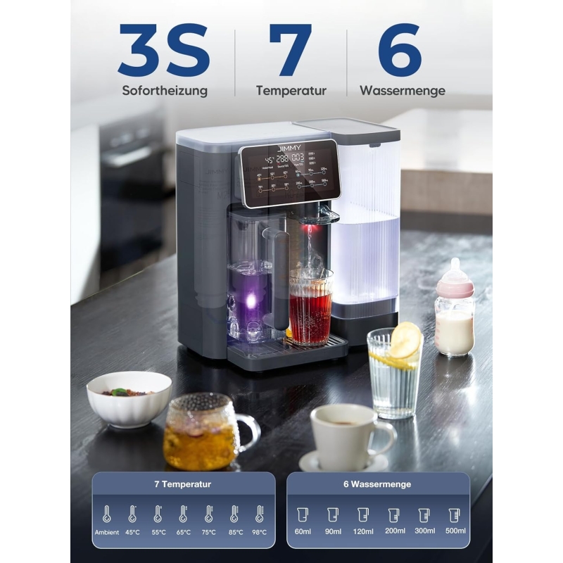 Jimmy R9 Wasserfilter mit Umkehrosmose + 3 Ersatzfilter