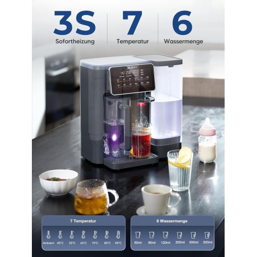 Jimmy R9 Wasserfilter mit Umkehrosmose + 3 Ersatzfilter