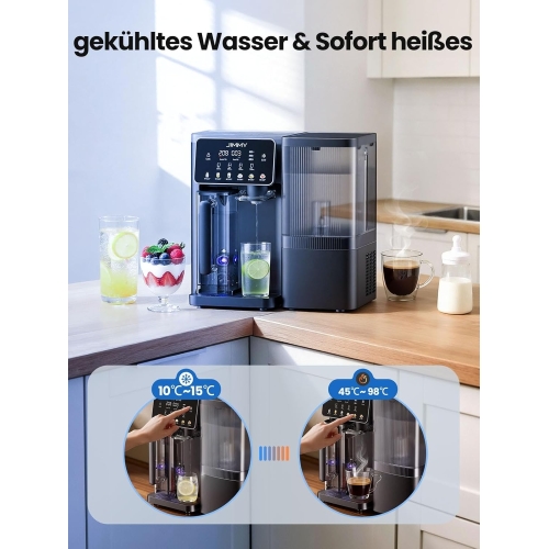 JIMMY R9 PRO Wasserfilter Kalt- & Heißwasser + 3 Filter