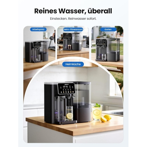 JIMMY R9 PRO Wasserfilter Kalt- & Heißwasser + 3 Filter