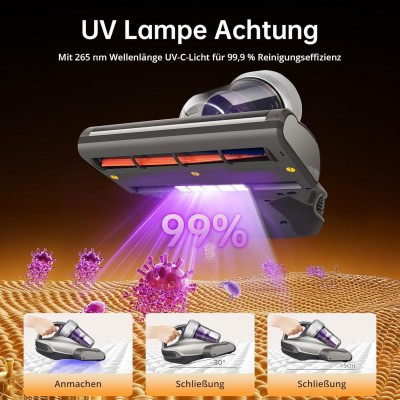 JIMMY JV35 Milbensauger Set | UV-C, 60°C & 6 HEPA-Filter
