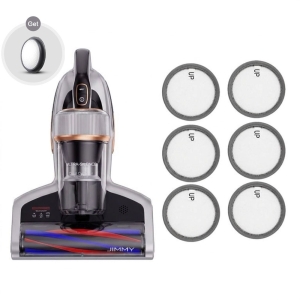 JIMMY BX7 Pro Max Milbensauger Set – 6 HEPA-Filter, 700 W, UV-C & 65 °C Heißluft