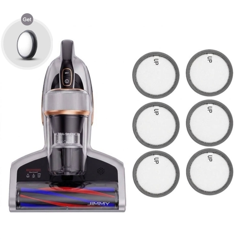 JIMMY BX7 Pro Max Set – Milbensauger mit 6 HEPA-Filtern & 16.000 Pa