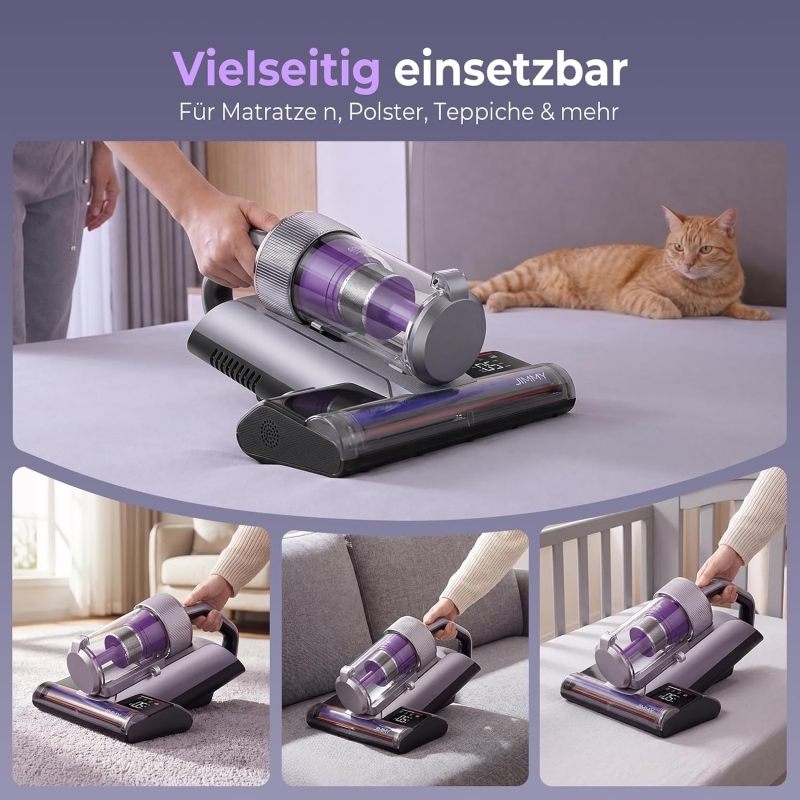 JIMMY BX8 Pro Milbensauger Set mit 6 HEPA-Filtern | 17.000 Pa