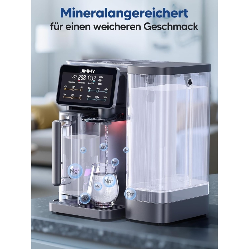 Jimmy R9 Wasserfilter mit Umkehrosmose + 2 Ersatzfilter (M2S, Q2S)