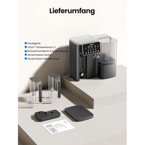 JIMMY R9 PRO Wasserfilter Kalt- & Heißwasser + 2 Filter (M2S, Q2S）