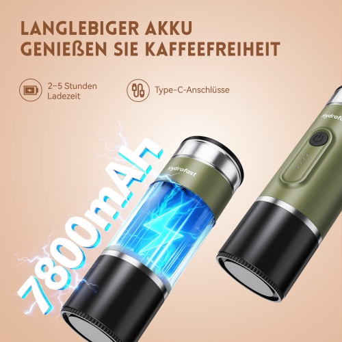 Hydrofast PO-100 Tragbare Espressomaschine für unterwegs und Reisen