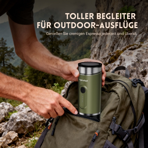 Hydrofast PO-100 Tragbare Espressomaschine für unterwegs und Reisen