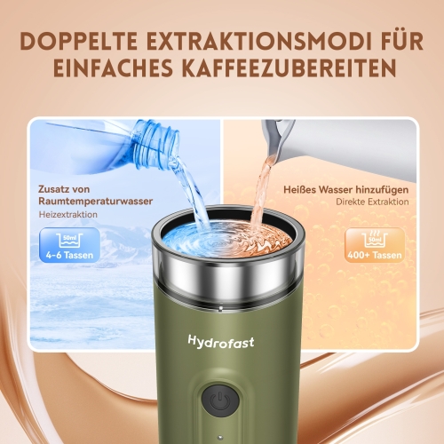 Hydrofast PO-100 Tragbare Espressomaschine für unterwegs und Reisen