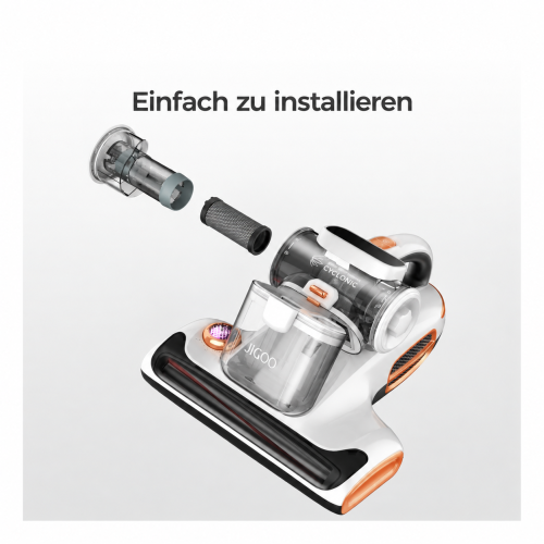JIGOO Original Stahlfilter für T600 Bettstaubsauger