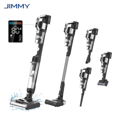 JIMMY PW11 Pro Max 460 W 5-in-1 Akku-Staubsauger und -Waschsauger, 21 kPa 110 AW Saugleistung - Silber schwarz 2