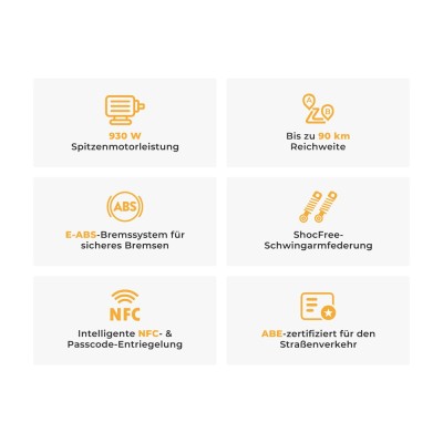 Ausom L1 ABE E-Scooter – Straßenzugelassen & ideal für Pendler