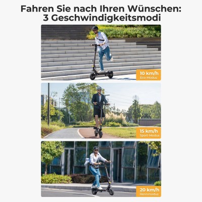 Ausom L1 ABE E-Scooter 15,6Ah – Straßenzugelassen mit 70 km Reichweite