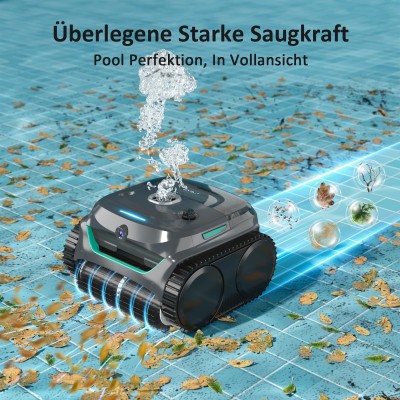 WYBOT C2 Vision Poolroboter kabellos mit KI-Kamera