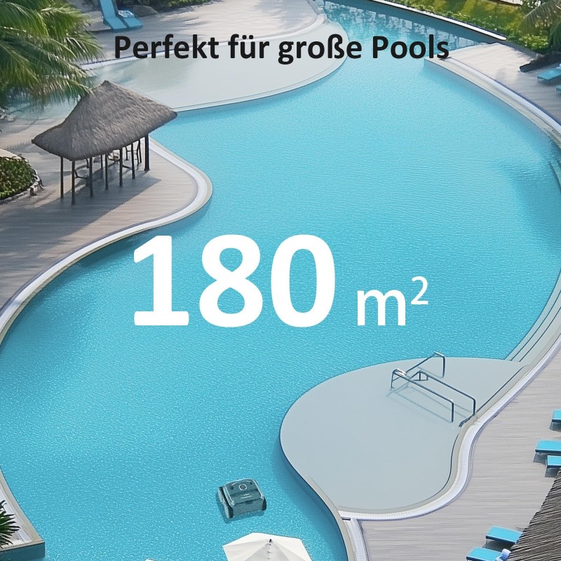 WYBOT C2 Vision Poolroboter kabellos mit KI-Kamera