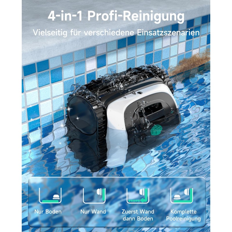 WYBOT C1 Kabelloser Poolroboter mit App-Steuerung