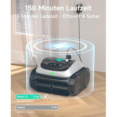 WYBOT C1 Kabelloser Poolroboter mit App-Steuerung