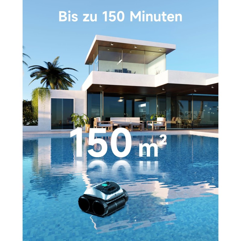 WYBOT C1 Kabelloser Poolroboter mit App-Steuerung