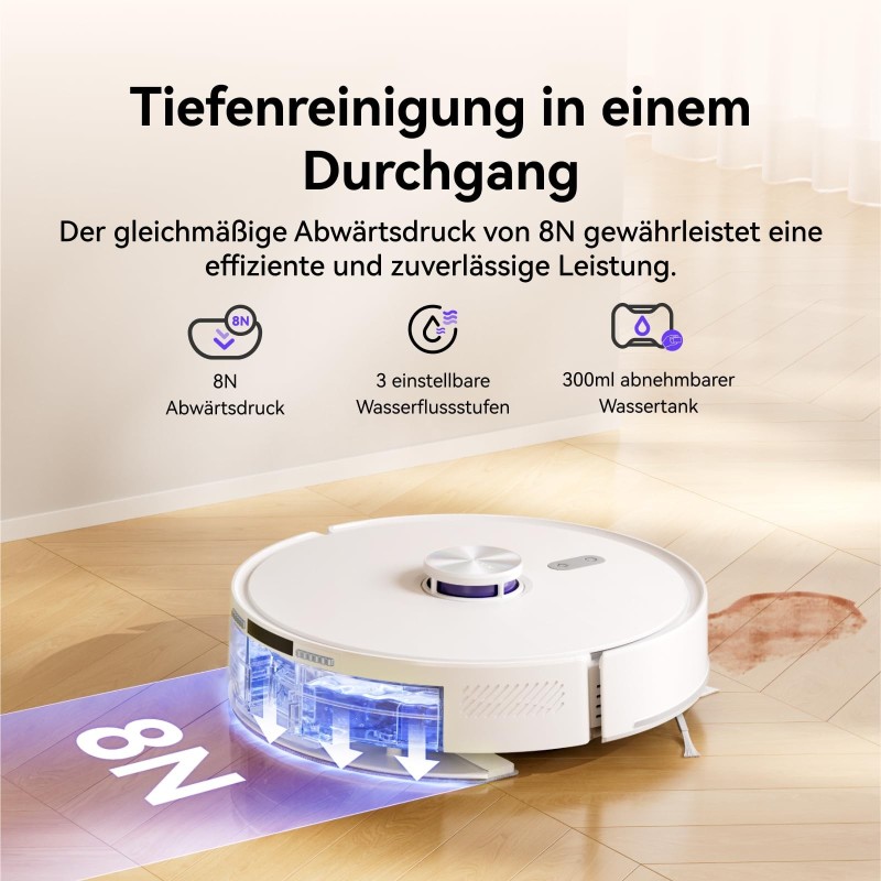 Narwal Freo S Saugroboter mit Wischfunktion & 8000Pa