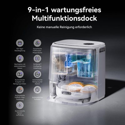 NARWAL Freo Z10 Ultra Saugroboter mit Wischfunktion & Selbstreinigungsstation