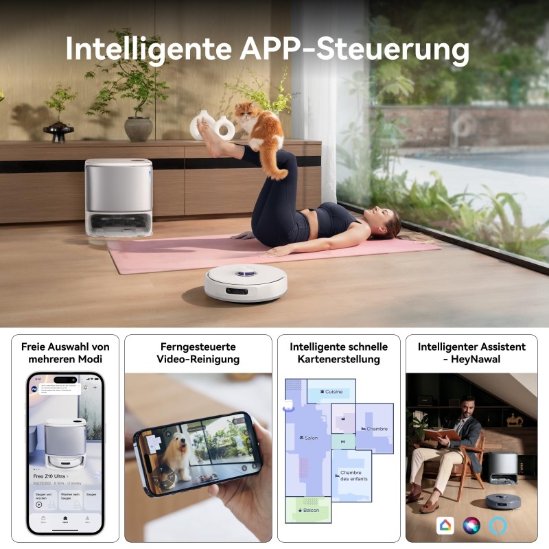 NARWAL Freo Z10 Ultra Saugroboter mit Wischfunktion & Selbstreinigungsstation