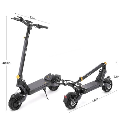 Ausom L2 Dual Motor E-Scooter 1600W – 70 km Reichweite
