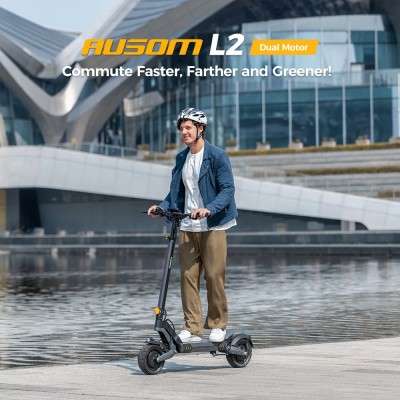 Ausom L2 Dual Motor E-Scooter 1600W – 70 km Reichweite