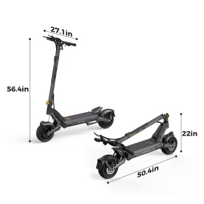 Ausom L2 Max Dual Motor E-Scooter 2688W – 90 km
