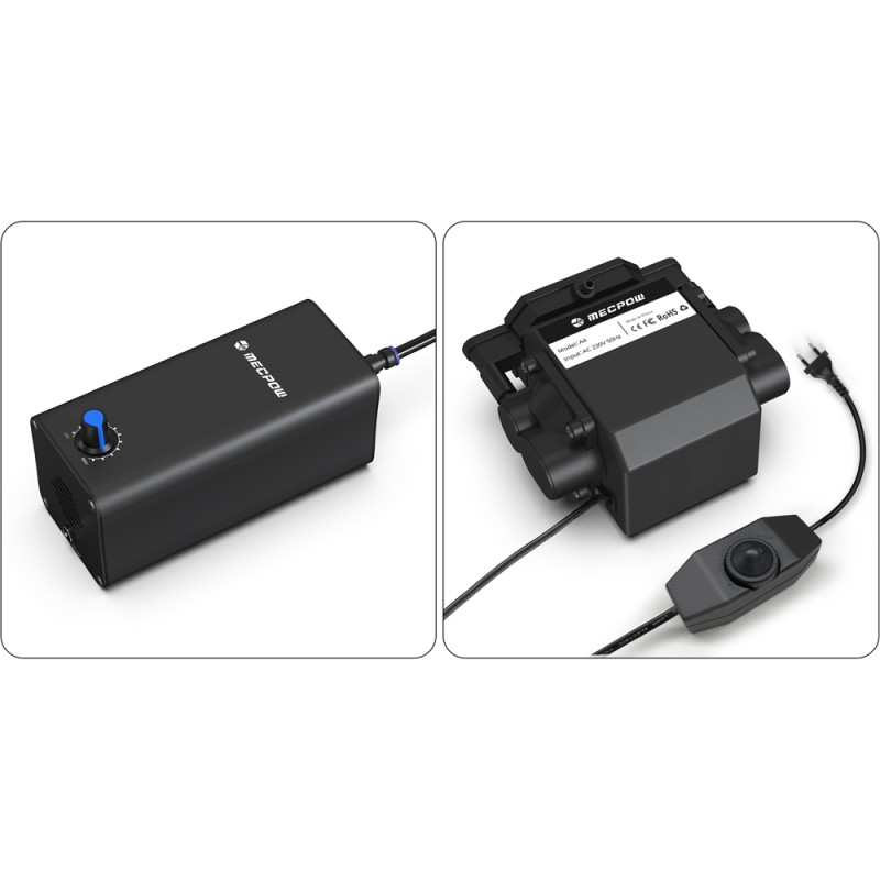 Mecpow X3 Pro 10W Laser-Graviermaschine mit einstellbarer Luftunterstützung  Sicherheitssperre  Not-Aus-Schalter  Flammendetek